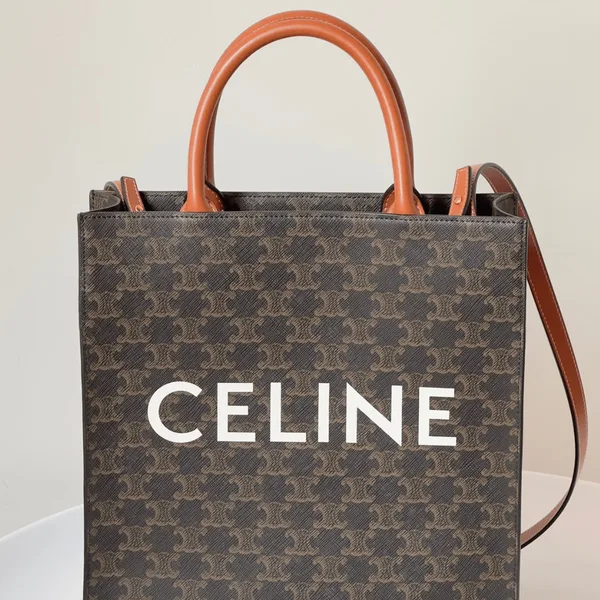 Celine Tote Triomphe Canvas Handbag 28x32cm product photo