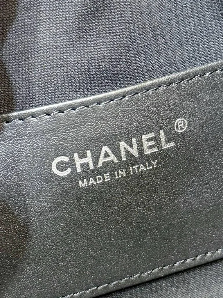Chanel 25 mini Gold Silver Chain Black Bag product view 2