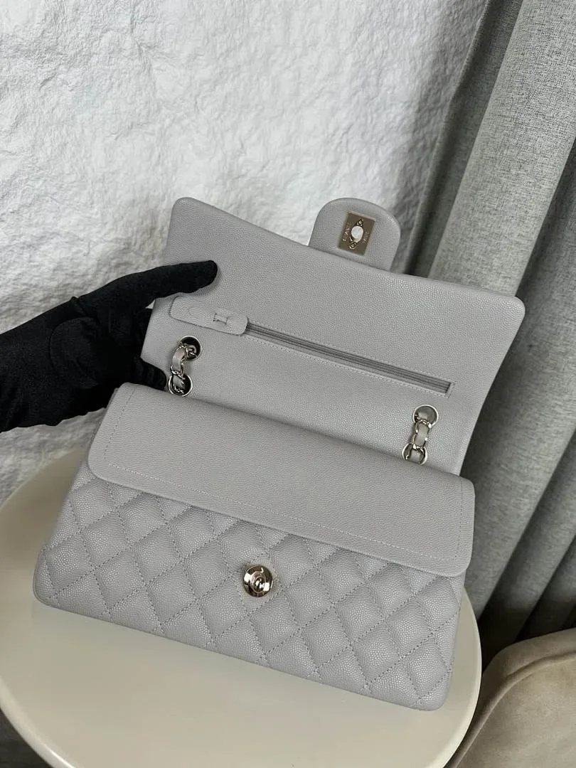 Chanel Classic Flap 25 Medium Grey Bag product view 7