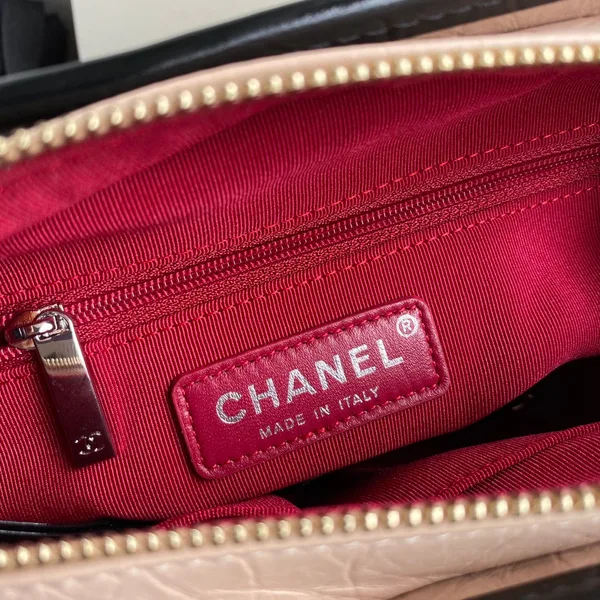 Chanel Gabrielle Mini 20 Hobo Bag In Almond Beige Mix Black product view 4