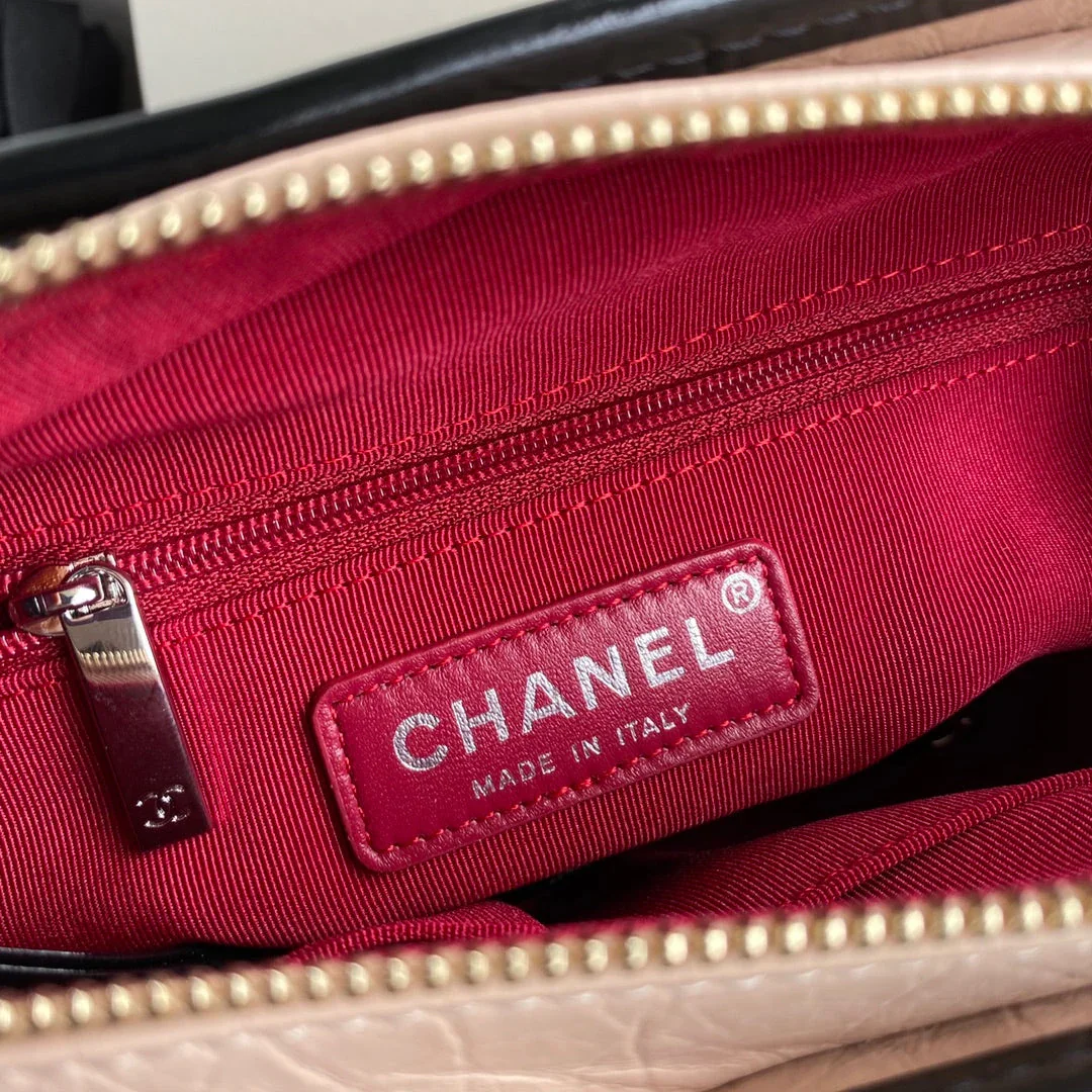 Chanel Gabrielle Mini 20 Hobo Bag In Almond Beige Mix Black product view 4