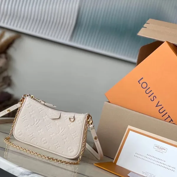 Louis Vuitton Easy Pouch On Strap Handbags White Milk 19× .5x3cm product photo