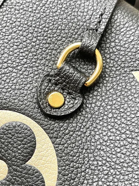 Louis Vuitton Neverfull MM In Black Cream Monogram Empreinte Leather Bag product view 8