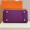 Hermès Birkin 25 Dark Purple Togo Leather Palladium Hardware Bag product view 8