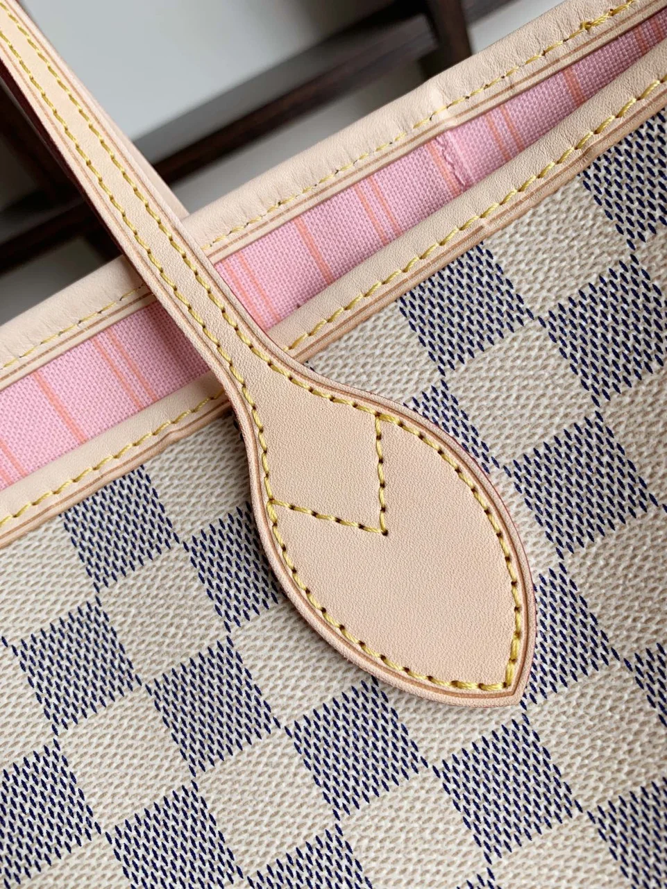 Louis Vuitton Neverfull Caro Pattern 32x29x17cm Bag with Pink Lining product view 5