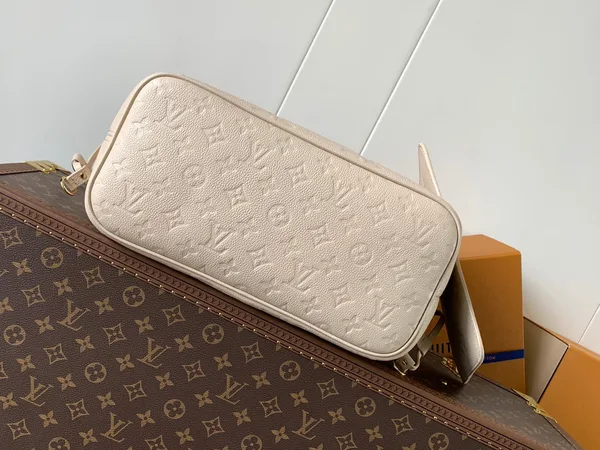 Louis Vuitton Neverfull 32 Light Beige Monogram Empreinte Leather Bag product view 6