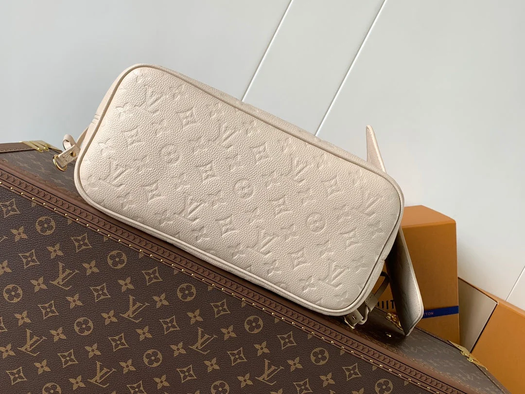 Louis Vuitton Neverfull 32 Light Beige Monogram Empreinte Leather Bag product view 6