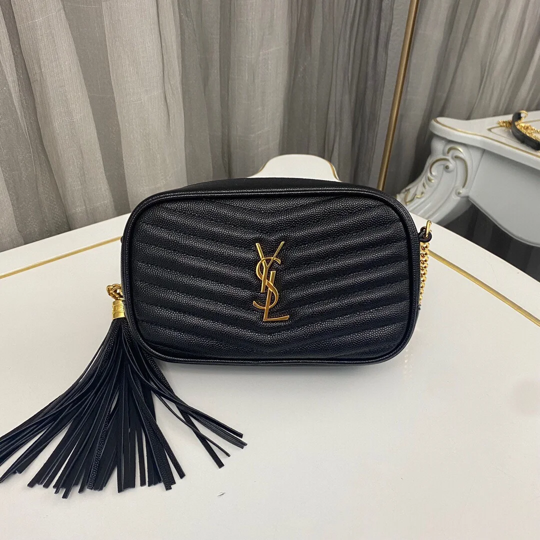 Saint Laurent Lou Mini Bag With Tassel David Jones product view 1