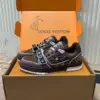Louis Vuitton Women Brown Suede Leather Sneakers product view 5