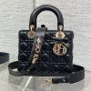 Dior Small Lady Dior My ABCDior Bag in black product view 1