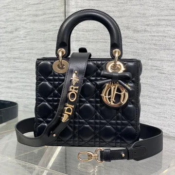Dior Small Lady Dior My ABCDior Bag in black product photo