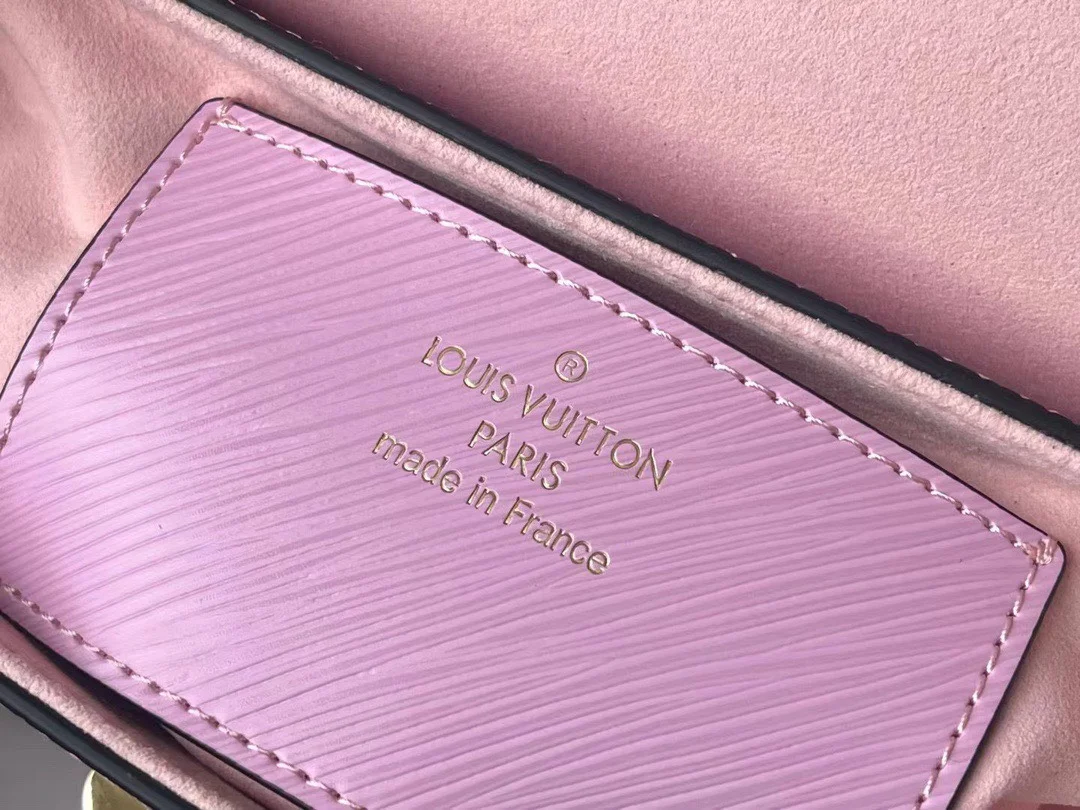 Louis Vuitton Twist Pink Handbags With Lock Gold 24 cm product view 5