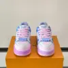 Louis Vuitton Chunky Low-Top Sneakers Pink, Light Blue and White product view 2