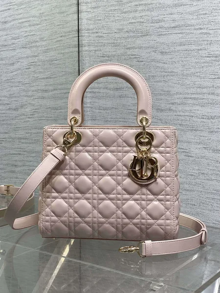 Dior Lady Pink with Gold Hardware – Medium Bag product photo