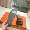 Hermès Women Brown Suede Slide Sandals product view 2