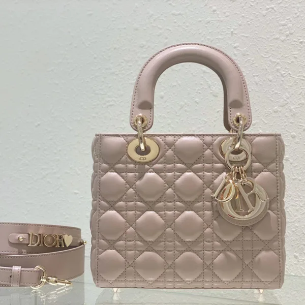 Dior Lady Light Pink Handbag 20 cm product photo