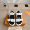 Louis Vuitton Women White Synthetic Strap Sandals product view 1