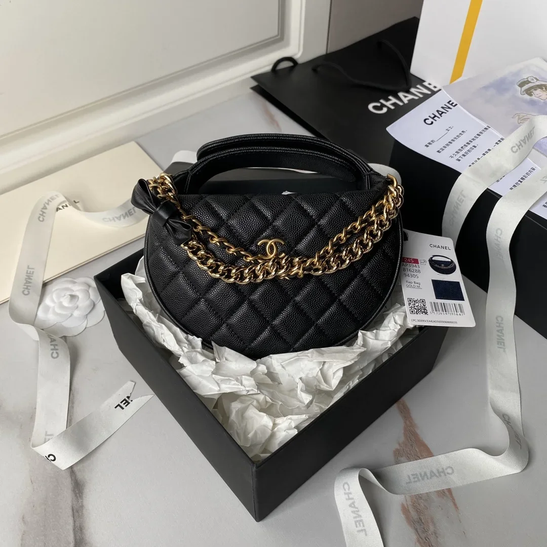 Chanel mini gold chain bag, light pink CN628 product view 2