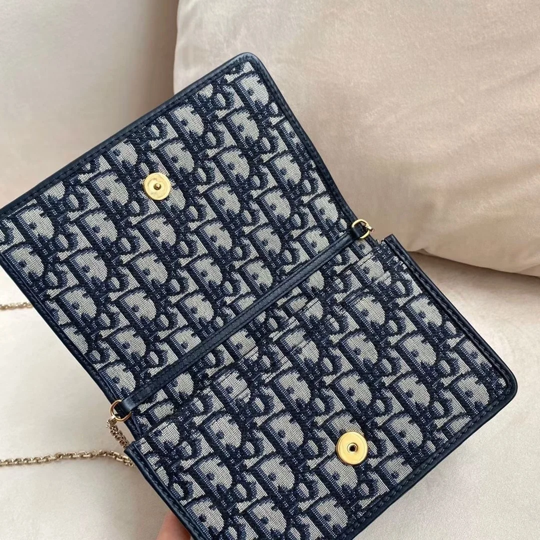 Dior 30 Montaigne 2 In 1 Belt Pouch In Blue Oblique Canvas product view 8