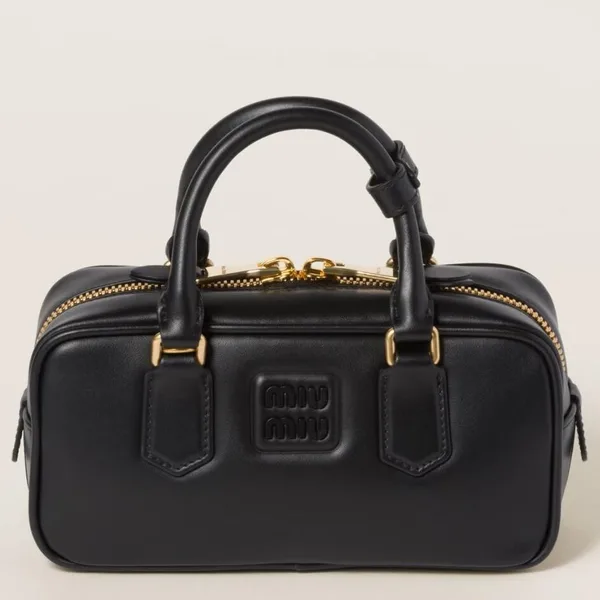 Miu Miu Arcadie Medium Bag in Black Leather product photo