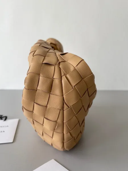 Bottega Veneta BV Jodie Mini Bag In Almond Intrecciato Lambskin product view 2