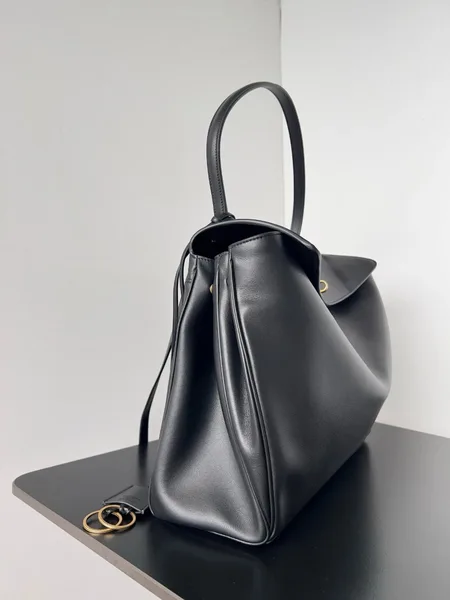 Balenciaga Rodeo Large Bag in Black Calfskin product view 5
