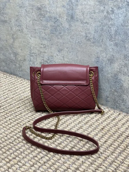 Saint Laurent Mini Nolita Bag — Burgundy product view 2