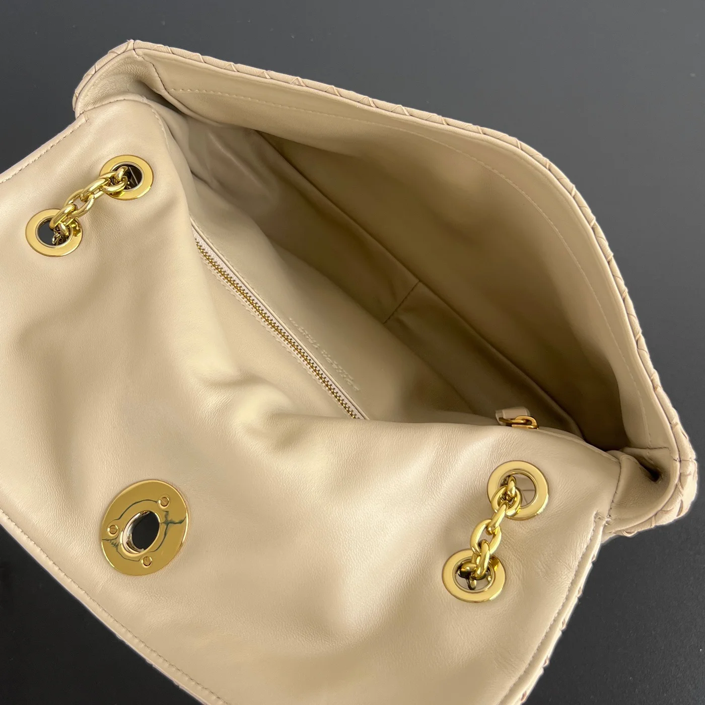Bottega Veneta Madison Bag — Beige product view 5