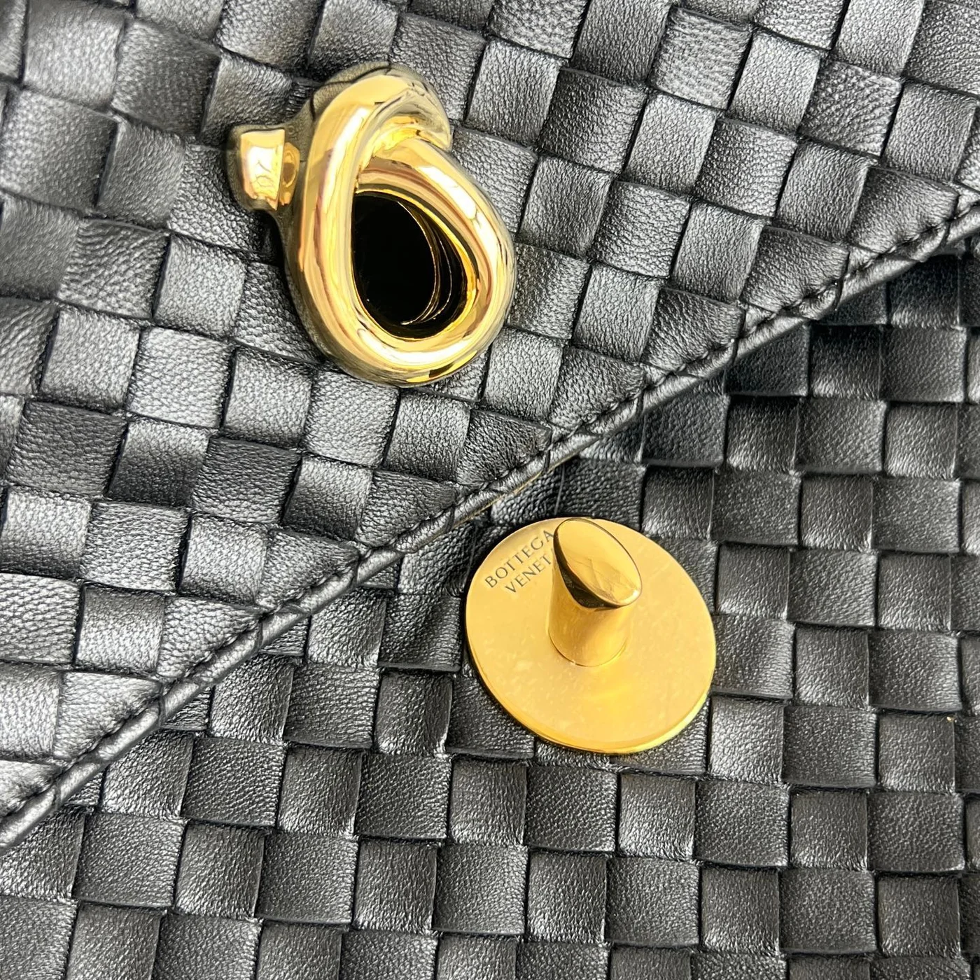 Bottega Veneta Madison Bag — Black product view 5