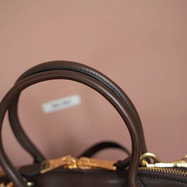 Miu Miu Aventure Medium Top-handle Bag in Briarwood Nappa Leather product view 12