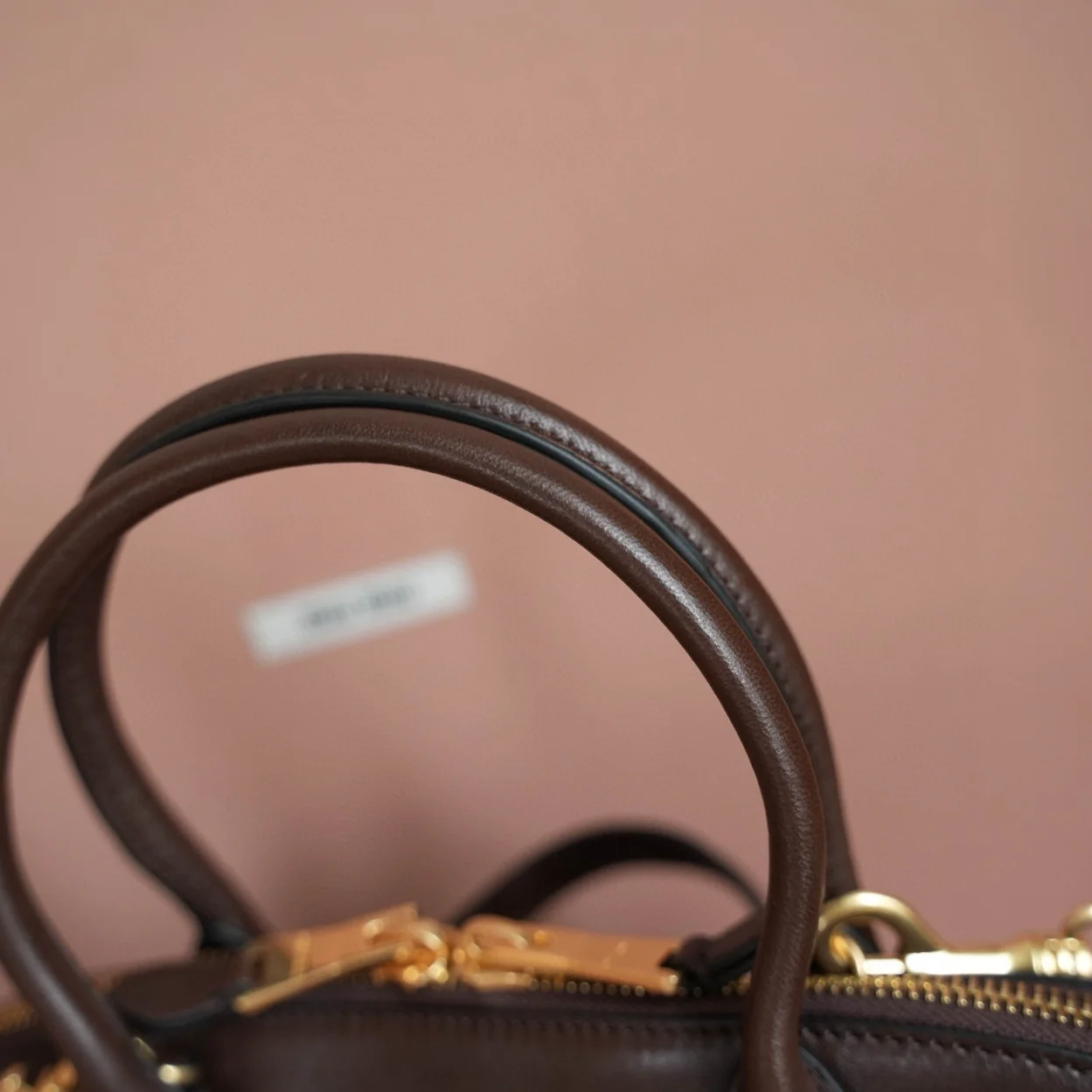 Miu Miu Aventure Medium Top-handle Bag in Briarwood Nappa Leather product view 12