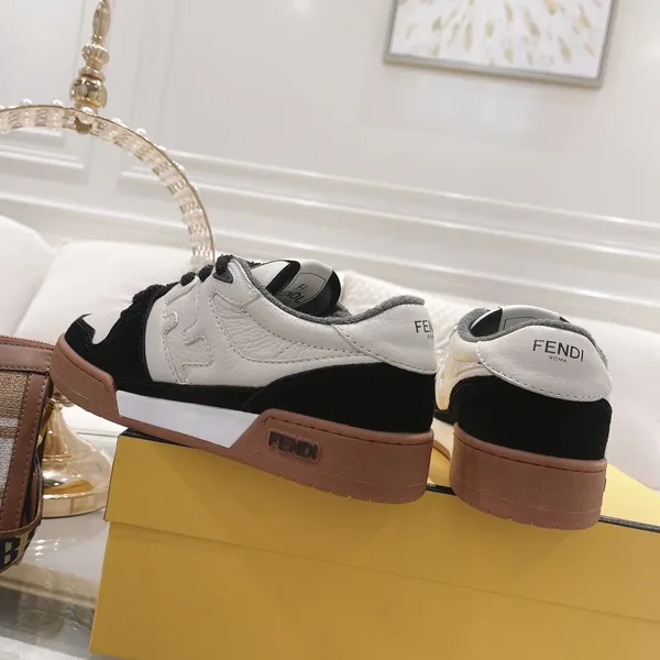Fendi Match 2024 Sneakers White Black Style product view 6