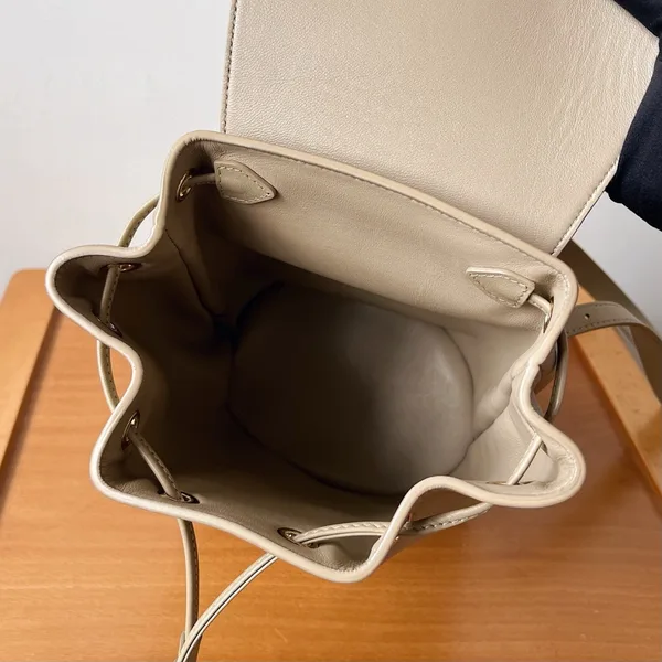 Celine Bonnie Backpack in Nude Calfskin product view 5