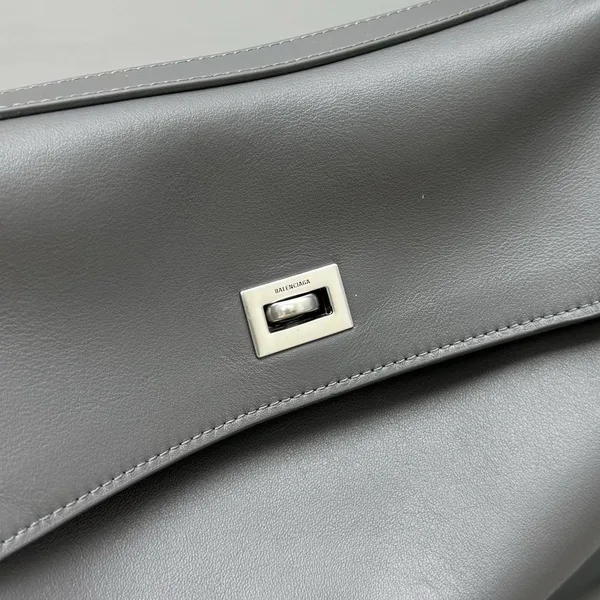 Balenciaga Rodeo Medium Bag in Grey Calfskin product view 9