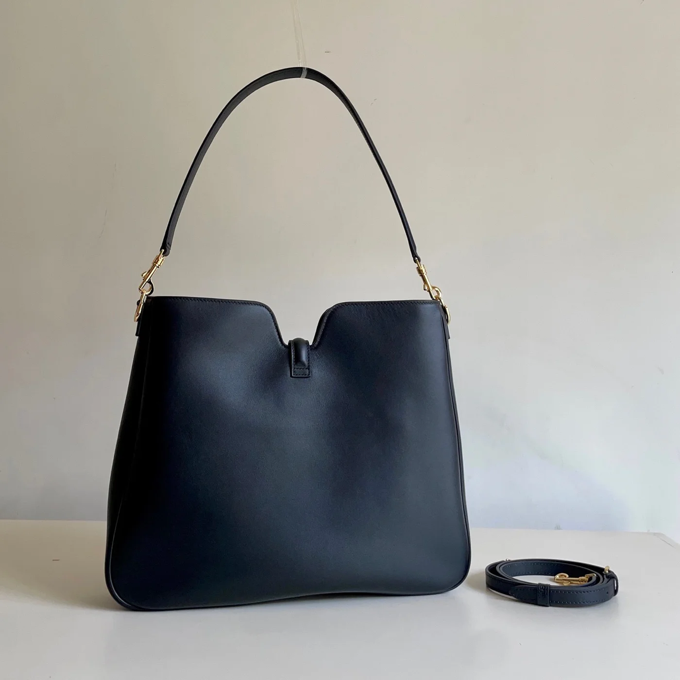 Celine Medium Camille 16 Soft Bag In Smooth Calfskin — Black product view 3