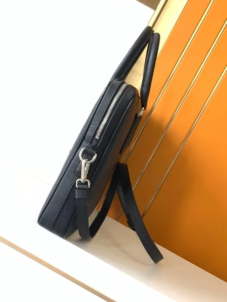 Prada Briefcase in Black Saffiano Leather product view 2
