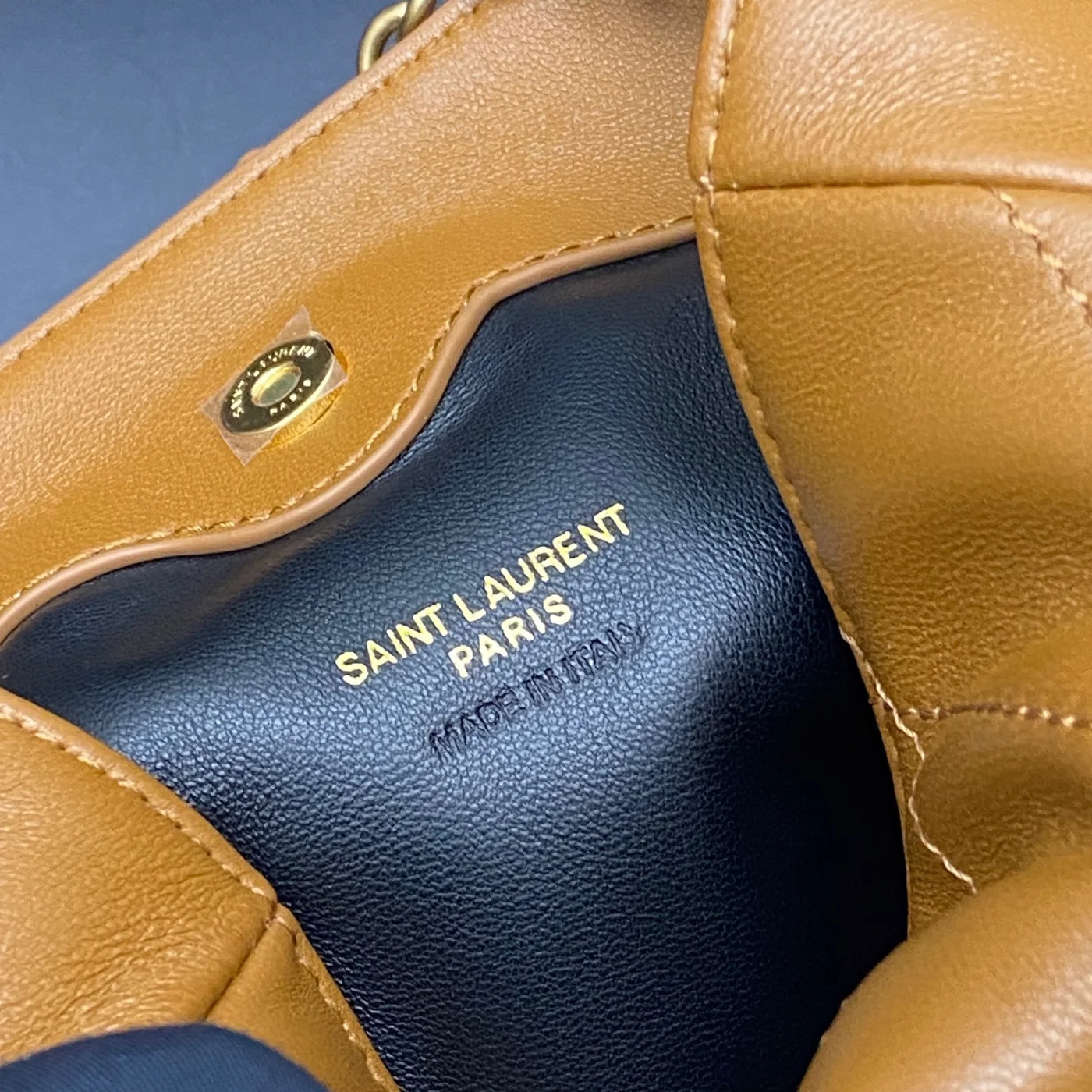 Saint Laurent Jamie Mini Shoulder Pouch — Tan product view 9