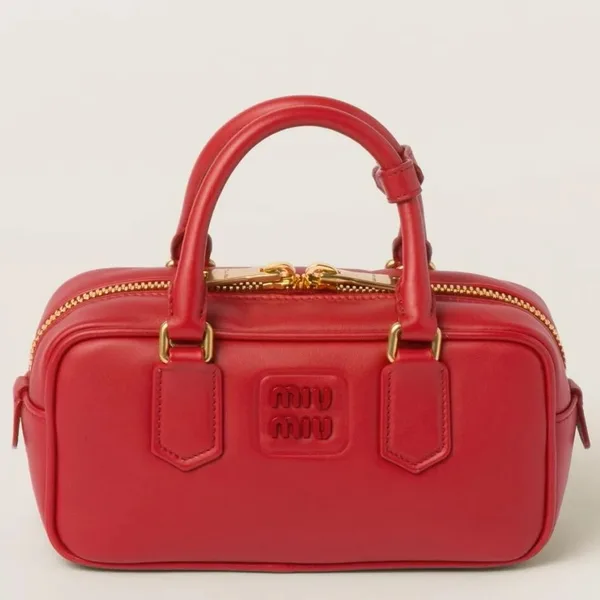 Miu Miu Arcadie Medium Bag in Red Leather product photo