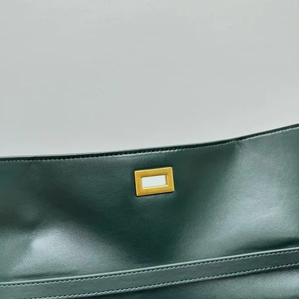 Balenciaga Rodeo Medium Bag in Dark Green Calfskin product view 6