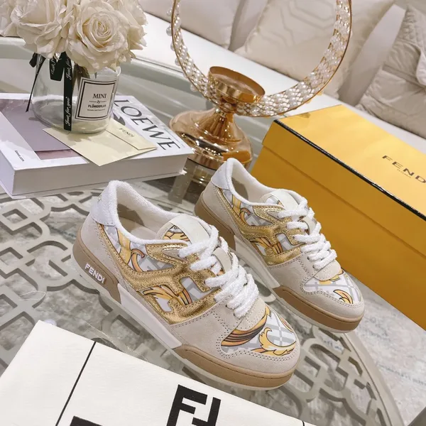 Fendi Match 2024 Sneakers Beige Classic product view 3
