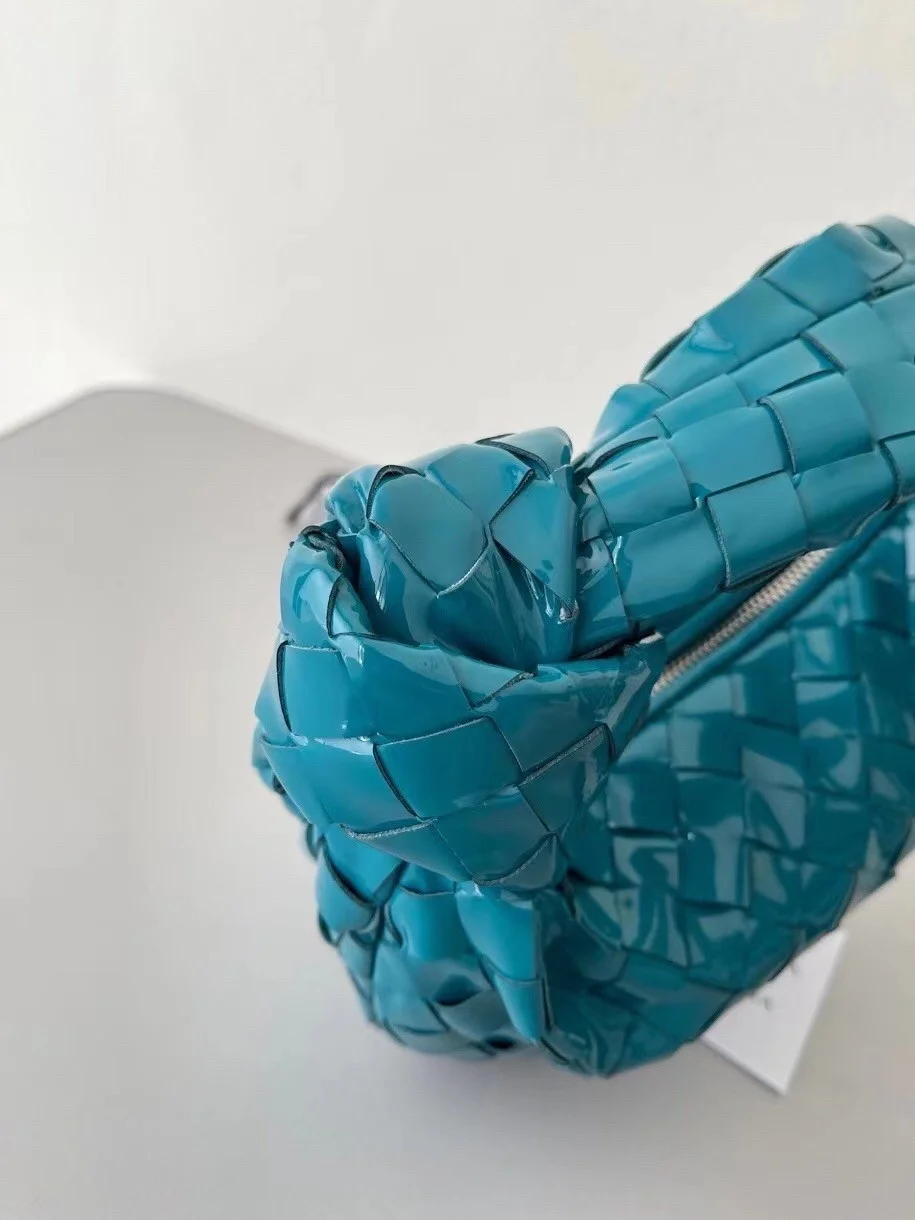 Bottega Veneta BV Jodie Mini Bag In Blaster Intrecciato Patent Leather product view 2