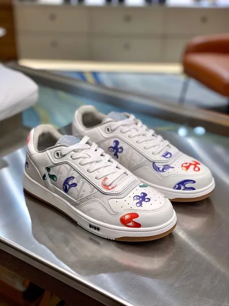 Dior & Kenny Scharf B27 Low-Top Sneakers With Printed Motif product view 2