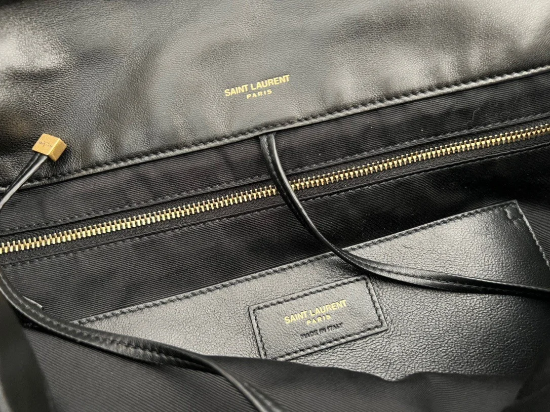Saint Laurent Jamie 4.3 Shoulder Bag In Black Lambskin product view 10