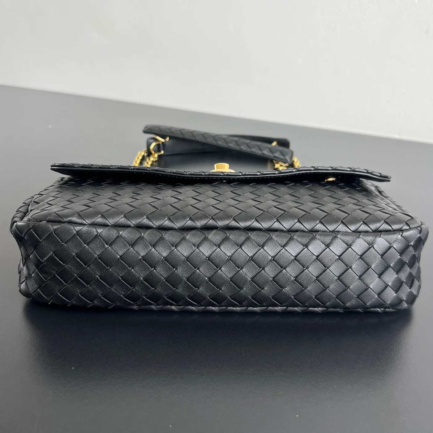 Bottega Veneta Madison Bag — Black product view 3