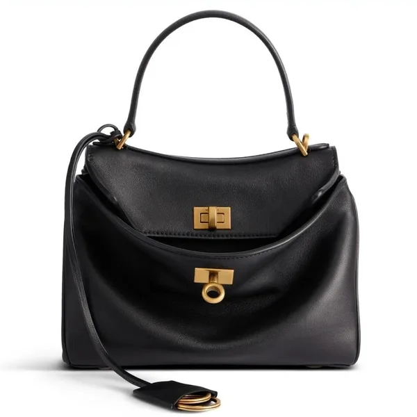 Balenciaga Rodeo Mini Bag in Black Calfskin product photo