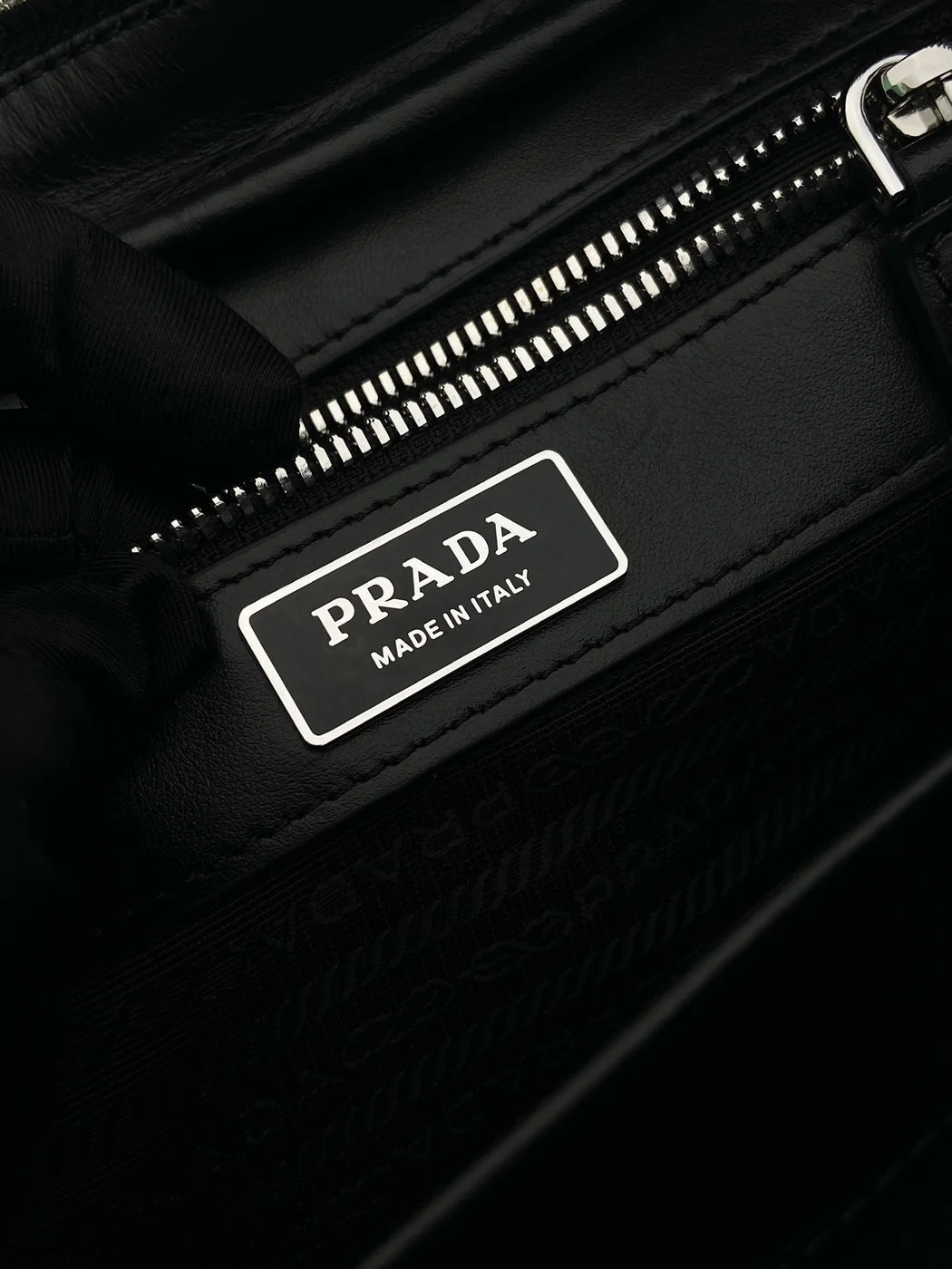 Prada Leather Pouch — Black product view 9