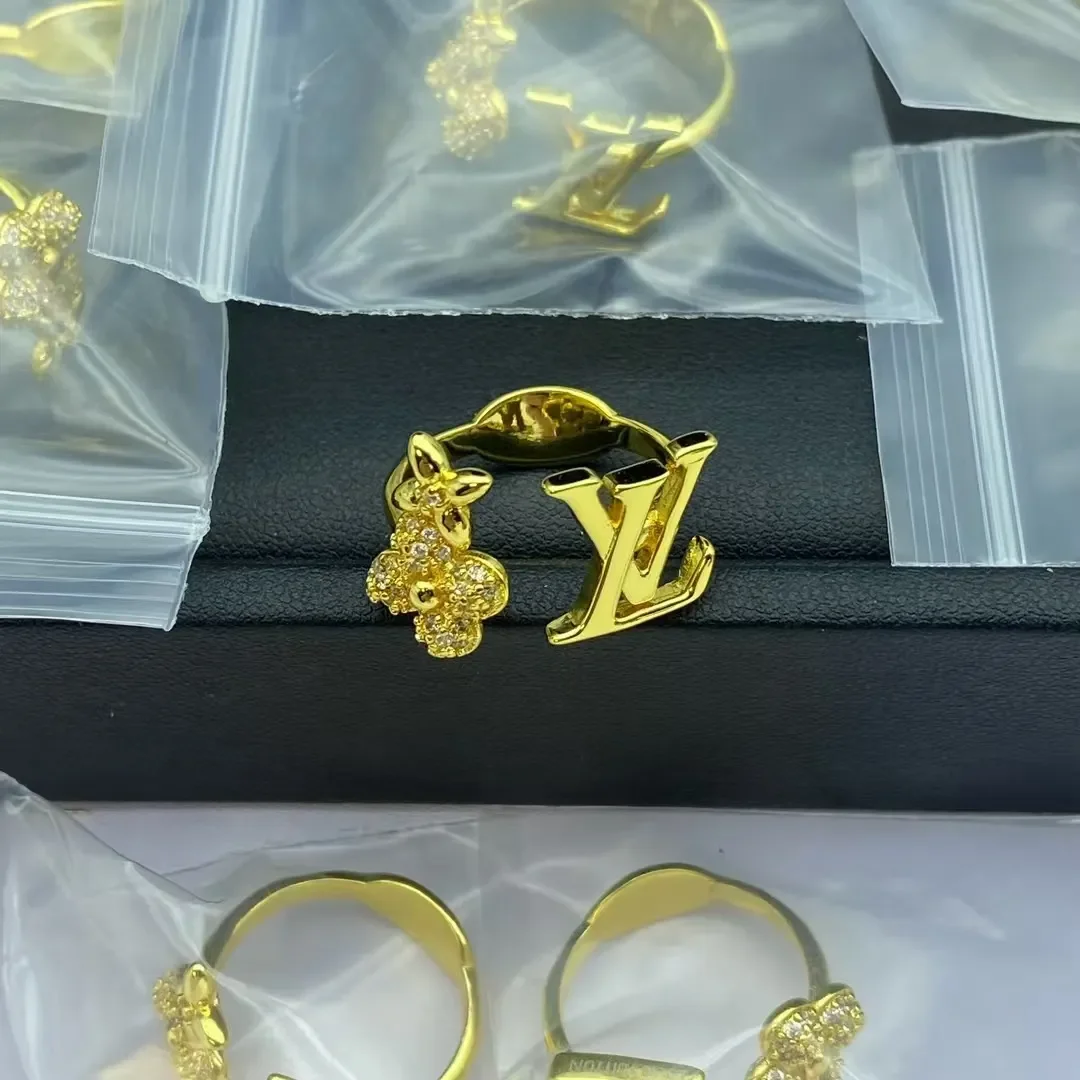 Louis Vuitton LV Blossom Open Ring Gold-Tone product view 1
