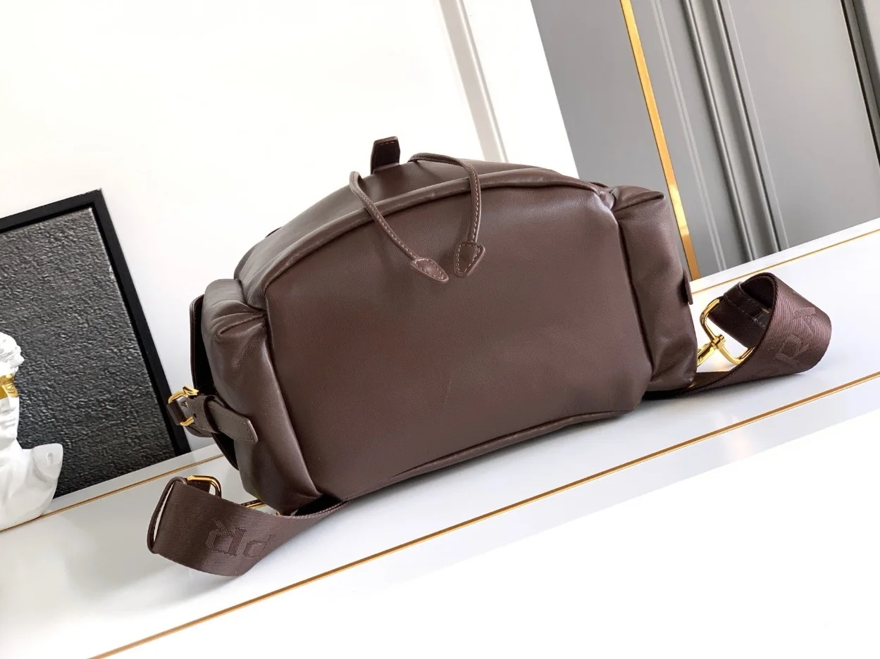 Prada Explore Medium Backpack in Sienna Nappa Leather product view 5