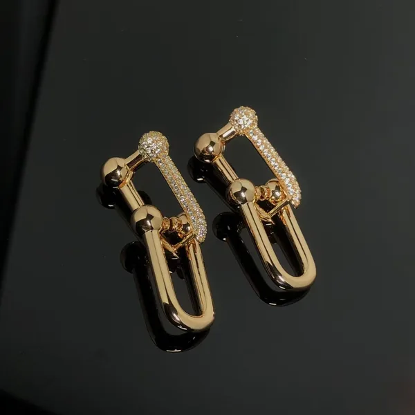 Tiffany & Co. HardWear Pavé-Effect Central Link Earrings Rose-Tone product photo