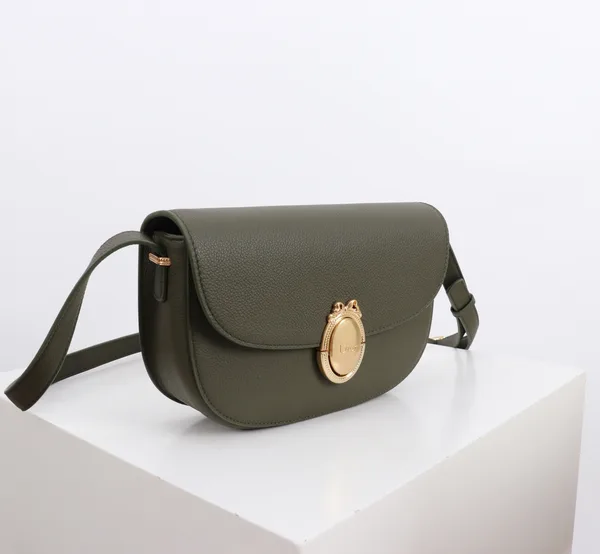 Medium Dior Médaillon Flap Bag — Olive Green product view 2
